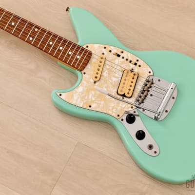 1997 Fender Jag-Stang Kurt Cobain Designed JSG-65L Left-Handed Sonic Blue Near-Mint, Japan CIJ for sale