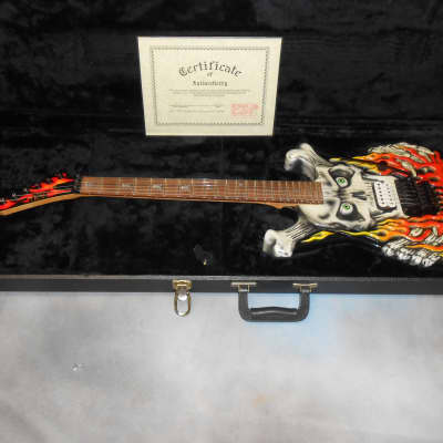 ESP George Lynch Flaming Skull # 49 of 50 Made w/COA 1994 image 10