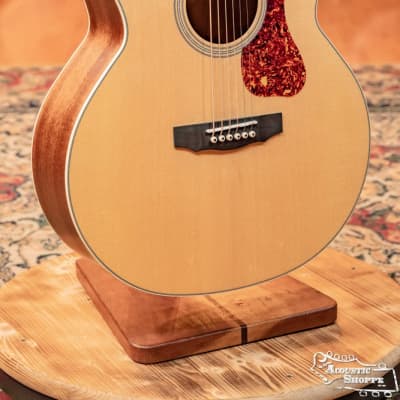 Guild BT-240E Sitka/Mahogany Jumbo Natural Top Baritone Acoustic Guitar w/ Fishman Pickup #9950 image 4
