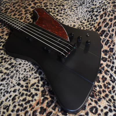 Harley Benton TB-70 SBK Murdered Out! Deluxe Series Bass 2020 Black Matte image 4