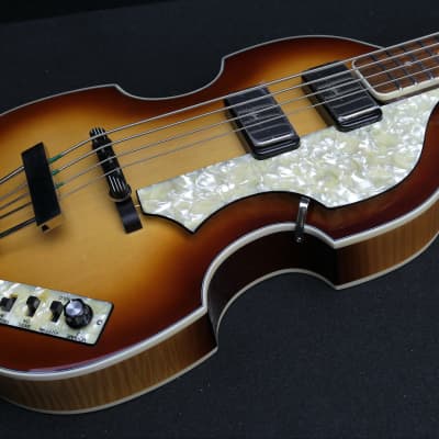 NEW Hofner HCT-500/1-CV Contemporary Cavern Beatle Bass Limited Edition Vintage Look Brown Sunburst image 2