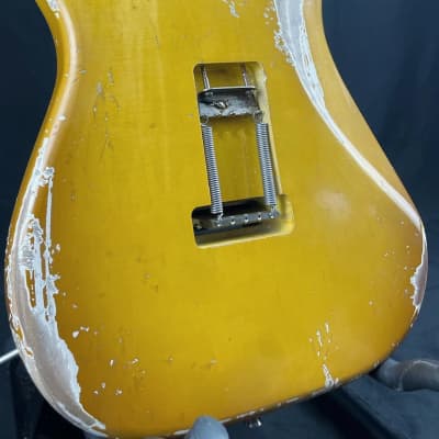 Custom/Hybrid Stratocaster, Relic, Aged Buttercream image 8