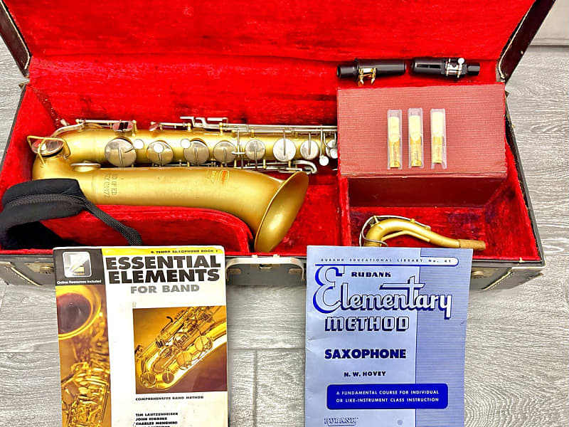 🎷 Vintage 1972 Selmer Bundy Tenor Saxophone Golden Sand Reverb