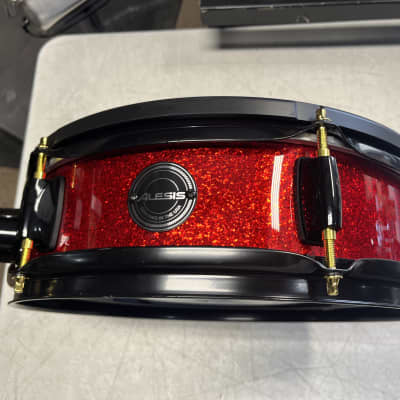 Alesis STRIKE PRO SE 14" dual zone electric drum tom, red sparkle image 1