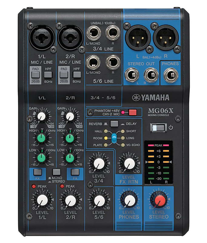Yamaha MG06X Mixer image 1