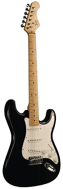 Indy Custom ICE-1BK Starting Line Electric Guitar - Black image 1