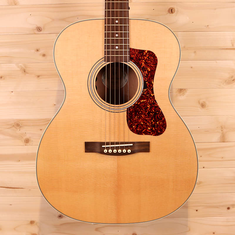 Guild OM-240E Solid Sitka Spruce Top / Layered Mahogany OM Acoustic-Electric Guitar image 1