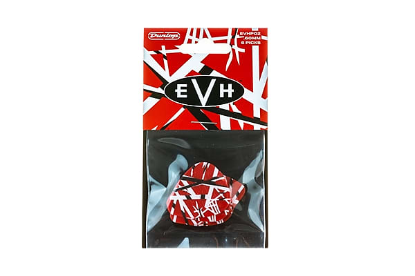 Dunlop Evhp02 Evh Frankenstein Max Grip 0.60 Mm Pack/6 Plettri image 1