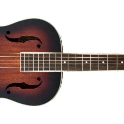 GRETSCH - G9240 Alligator Round-Neck  Mahogany Body Biscuit Cone Resonator Guitar  2-Color Sunburst - 2718013503 for sale