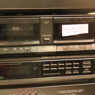 Sony TA-AX285, JX285, PS-LX285, Amp, Record Turn Table, Tuner + Broken Cassette image 8
