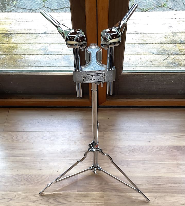 Double Tom Drum Stand Cymbal Boom Mount Arm Duel Percussion | Reverb