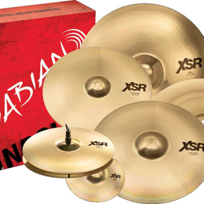 SABIAN XSR5006B XSR Complete Set 6-Pack Cymbal Package Made In Canada image 1