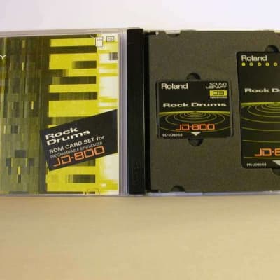 Original RARE Roland 90' JD800 JD 990 SL JD80 03 "Rock DRUM" PCM + DATA JAPAN image 2