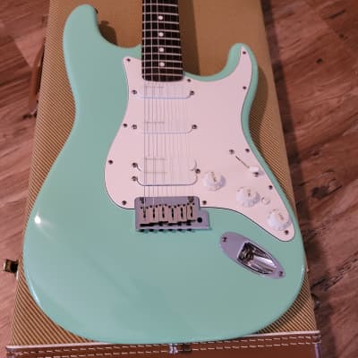 1996 Fender Jeff Beck Signature Stratocaster Surf Green Collectors Grade W/OHSC & Candy image 3