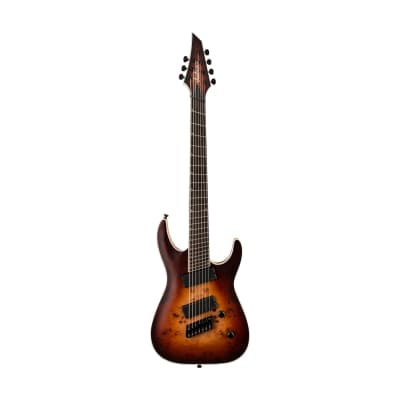 [PREORDER] Jackson Concept Series SLAT MS7 Electric Guitar, 2-tone Bourbon Burst for sale