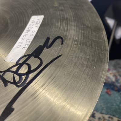 Sabian Carmine Appice, 12" Carmine Appice Signature Series Chinese Cymbal C, Bent (#4) Autographed!! - Natural image 15