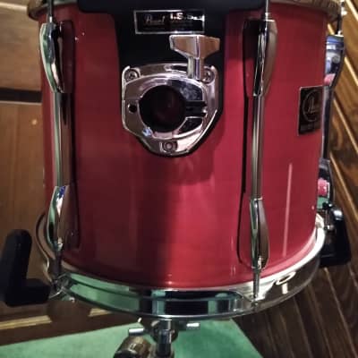 Pearl Export Series 12"(Diameter)X10"(Depth) Tom With ISS Mount  Red Lacquer image 2