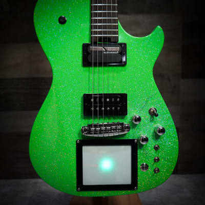 Cort Manson Alien Sparkle Electric Guitar w/Sustainiac and XY Pad image 3