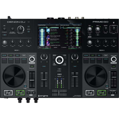 Denon DJ  PRIME  GO  2-Deck Rechargeable Smart DJ Console with 7-inch Touchscreen WIFI Streaming image 2