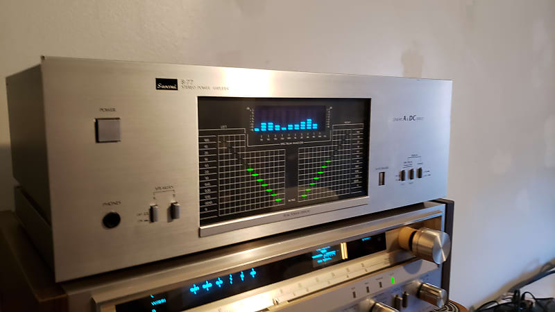Sansui サンスイＢ-77 Vintage Rare Sansui B-77 Stereo Power Amplifier & Sansui C