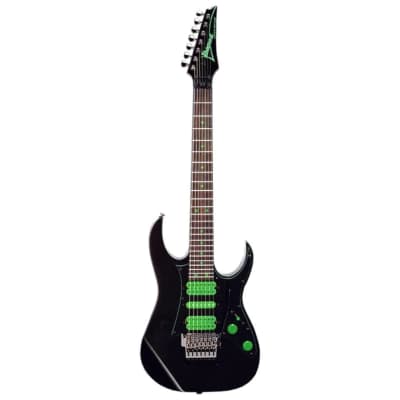 ギター Ibanez universe uv-7 BK Used Ibanez Universe UV-777BK Electric Guitar in Black