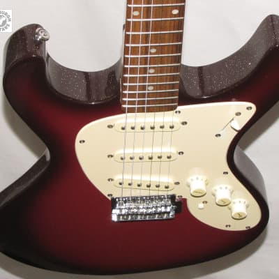 Danelectro Dano Blaster Hearsay, Red Sparkle Burst, w/Built