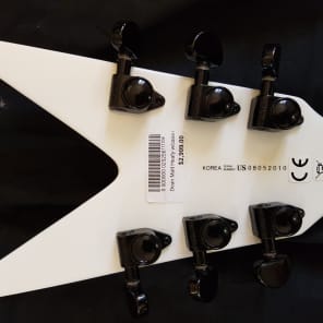 Dean MKH Signature Model 2008 White And Red Japanese Rising