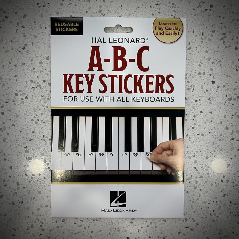Hal Leonard A-B-C Key Stickers image 1