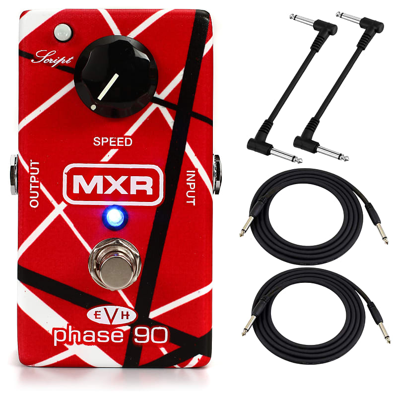 MXR EVH90 Eddie Van Halen Phase 90 Pedal Bundle with Cables image 1