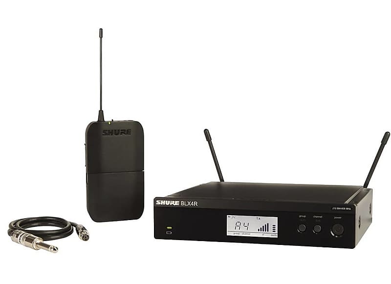 Shure BLX14R Electric Guitar or Bass Wireless System w/Rack Mount Kit image 1