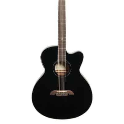 Alvarez ABT60CE8 Artist Series 8-String Baritone Acoustic Electric Guitar Black image 2