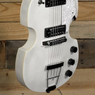 Hofner HI-459-PE Pro Ignition Violin Guitar Pearl White image 1