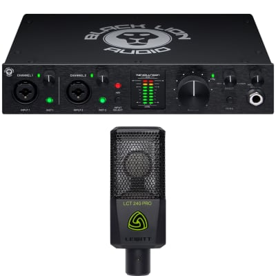 Black Lion Audio Revolution 2x2 Audio Interface w/ Lewitt LCT 240 PRO  Cardioid Condenser Microphone | Reverb