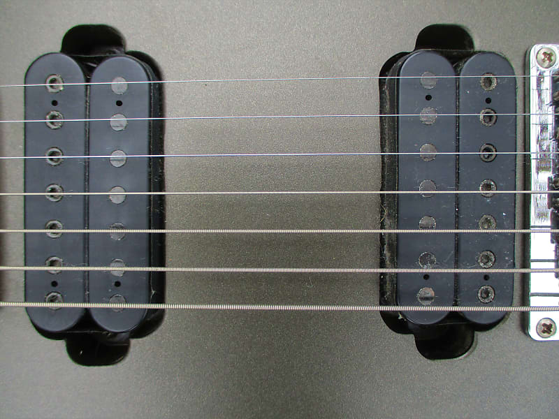 Ibanez AX 7221 7 String Guitar, 1991, Made In Korea, Pewter