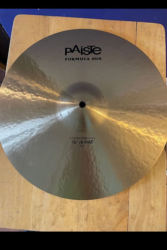 Paiste 15 Formula 602 Modern Essentials Hi-Hat Cymbals (Pair) 2013 -  Present - Traditional 1060g/1338g