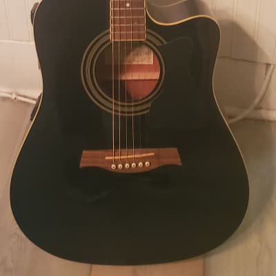 Ibanez V70CE-BK Acoustic/Electric Guitar 2006 - Black for sale