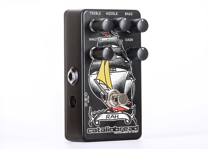 New Catalinbread RAH Traditional Ink Overdrive Guitar Effects Pedal | Reverb