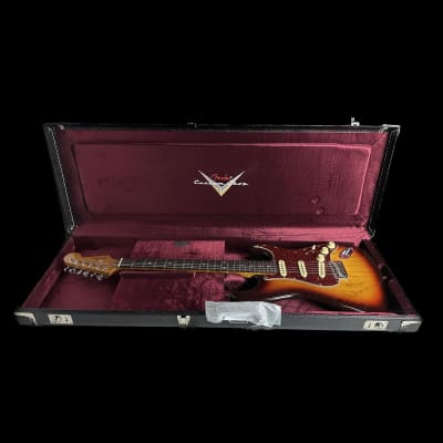 Fender Custom Shop American Custom Strat NOS RW Chocolate 3-Color Sunburst w/case image 13