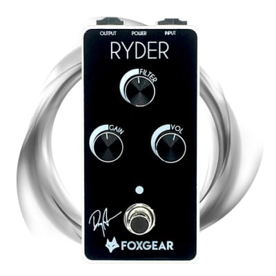 Foxgear Ryder   Pedale Distorsore Per Chitarra   Doug Aldrich Germanium Rat Distorsori for sale