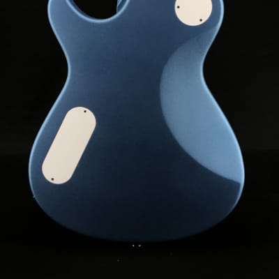 Skermetta Guitars Petros R-100 in Satin Blue Metallic image 4