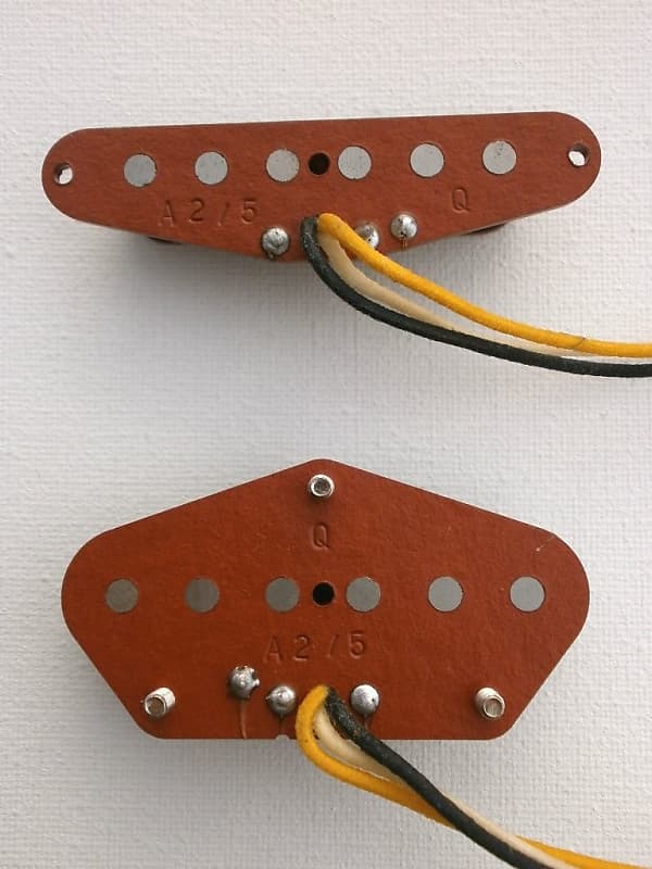 Telecaster Coil Tap Mixed A2/A5 HOT Pickups SET Custom Hand Wound Fits  Fender by Q pickups