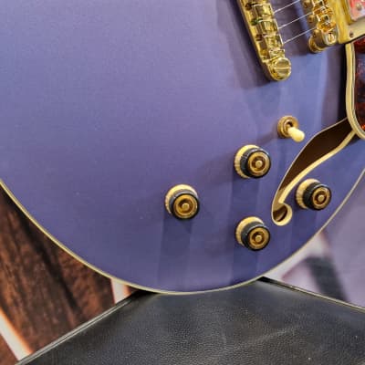 Ibanez AS73G-MPF Artcore 6-Str E-Guitar Metallic Purple Flat image 3