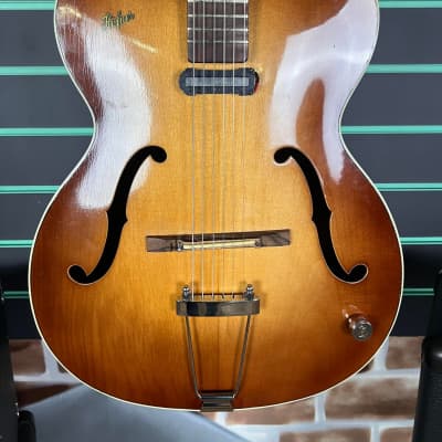Hofner Congress Brunette c.1958 Hollow-Body Archtop Electro Acoustic Guitar image 5