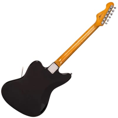 Vintage ReIssued Series V65VBK Jazzmaster Style Guitar - Black image 2