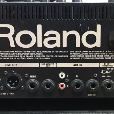 Roland AC-60 Acoustic Chorus 2-Channel 60-Watt 2x6.5" Acoustic Guitar Combo 2003 - Present - Black image 4