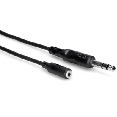 Hosa MHE-310 3.5mm F to 1/4" M Headphone Extender 10' image 1