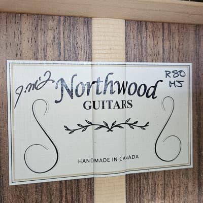 2007 Northwood R80-MJ Mini-Jumbo Acoustic Guitar image 23
