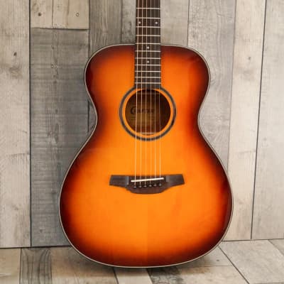 Crafter HT-250/TS Orchestral Steel String Acoustic Guitar, Tobacco Sunburst image 4