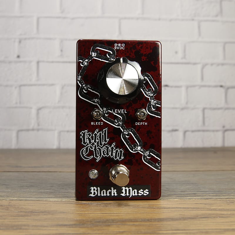 Black Mass Kill Chain Fuzz Pedal Red Splatter image 1