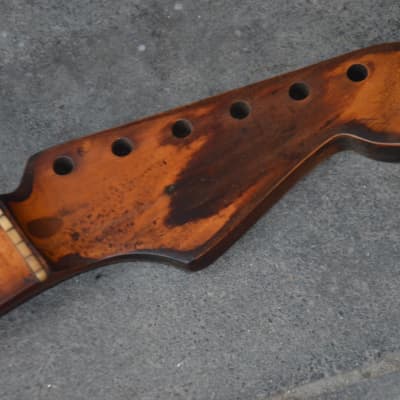 ESP Stratocaster vintage 1955 one piece maple neck*Japan1970s*survived a fire*needs work*or as deco* image 2